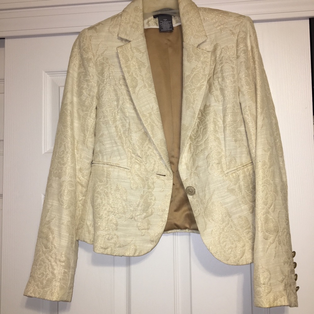 Cream and gold ladies jacket